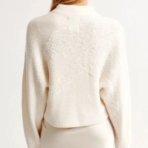 Abercrombie Mock Neck Dolman Sweater - Picture 4 of 6